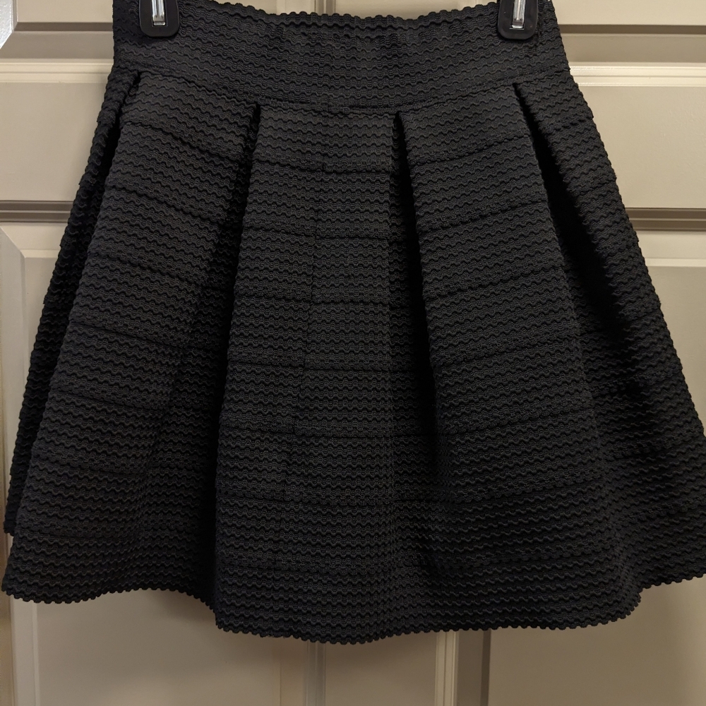 Express Pleated Rubber Blend A-line Skirt - size small